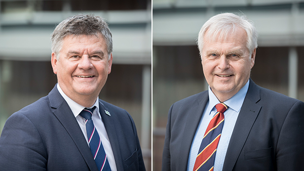 Bundesvorsitzende des BvLB Eugen Straubinger und Joachim Maiß